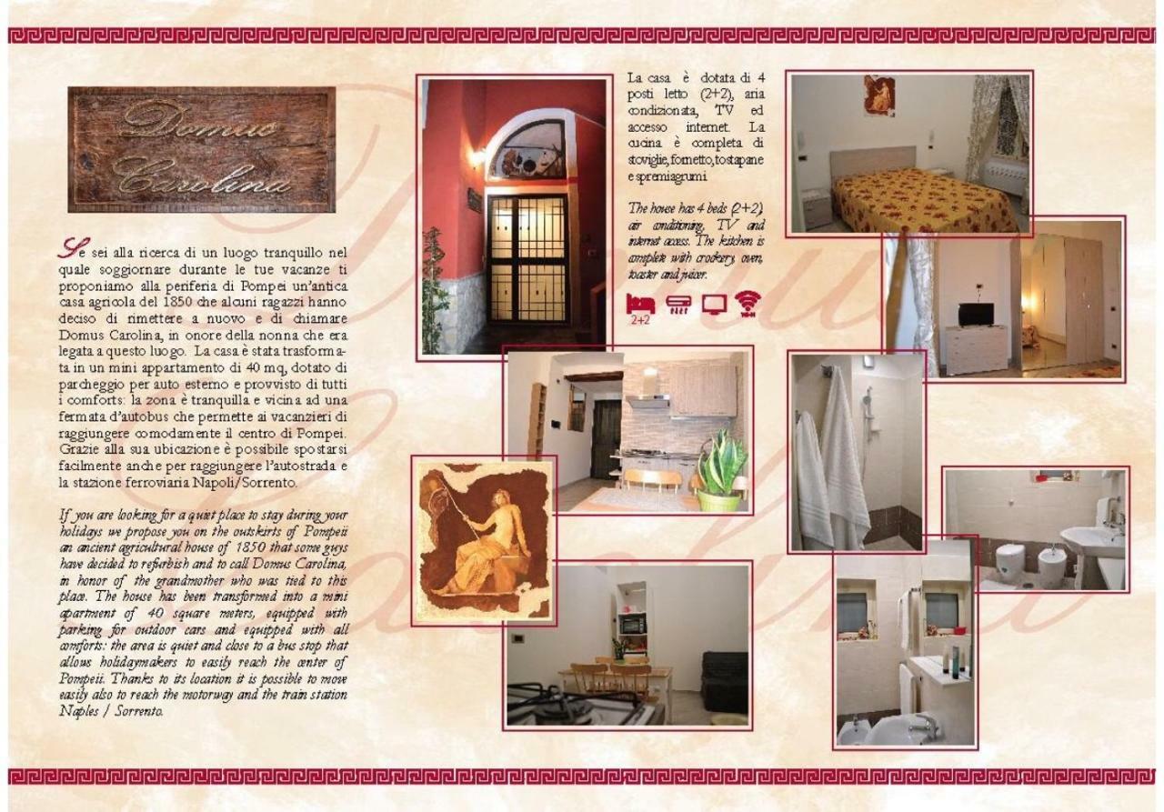 Domus Carolina Villa Помпей Екстериор снимка